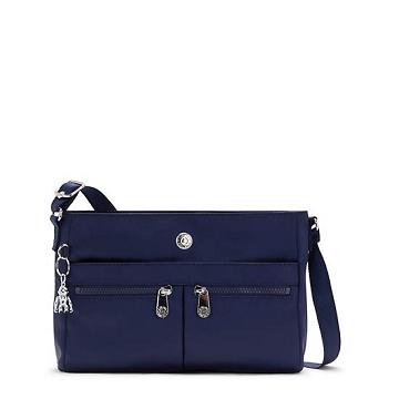 Kipling New Angie Crossbody Bag Handbag Cosmic Blue | AU 1286SG